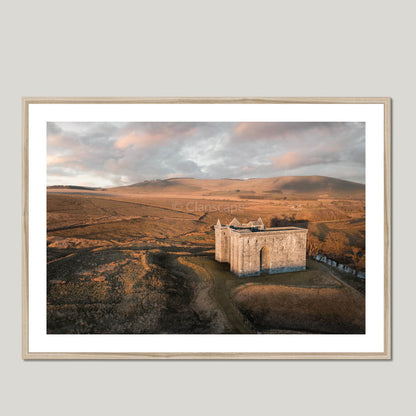 Clan Elliot - Hermitage Castle - Framed & Mounted Photo Print 40"x28" Natural