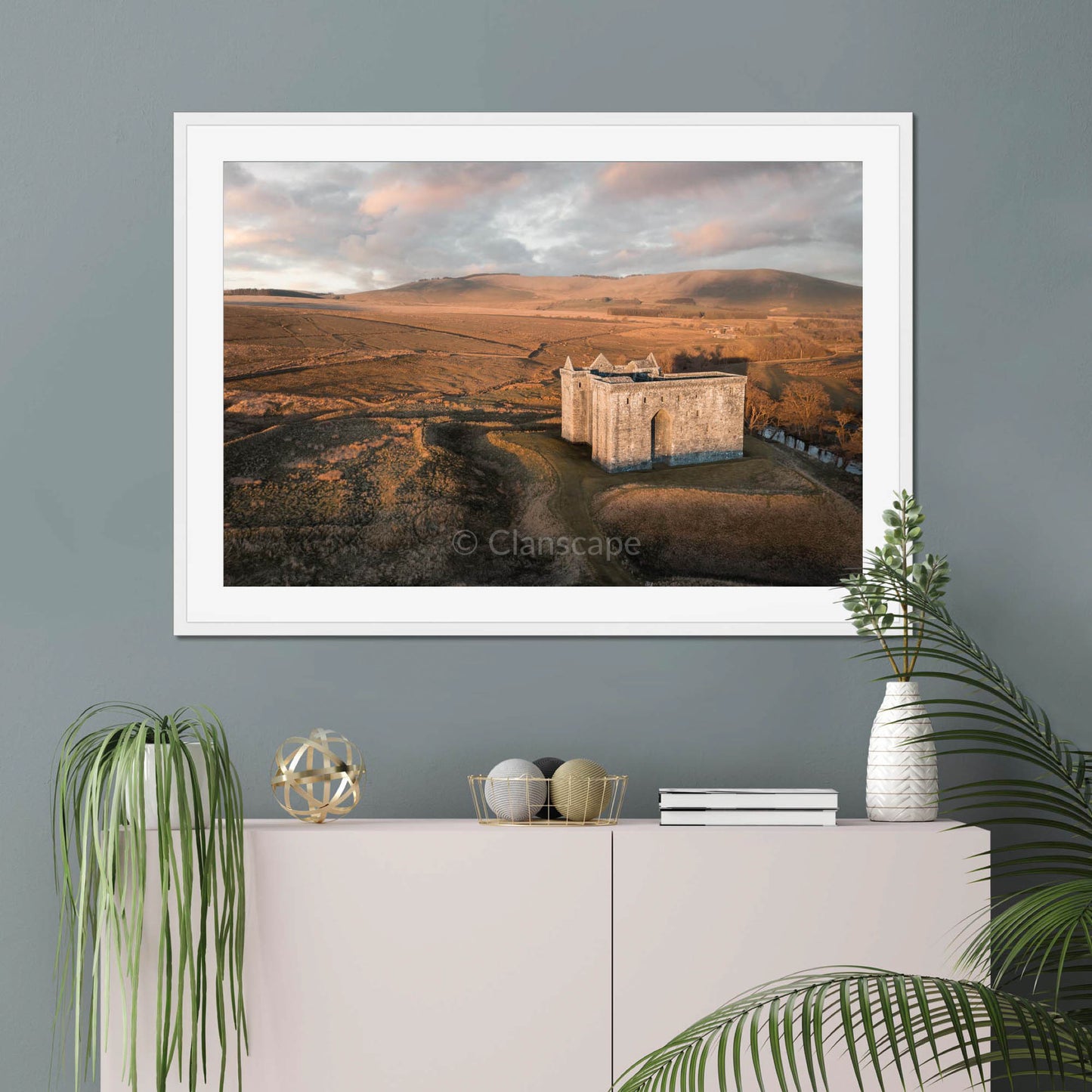 Clan Elliot - Hermitage Castle - Framed & Mounted Photo Print