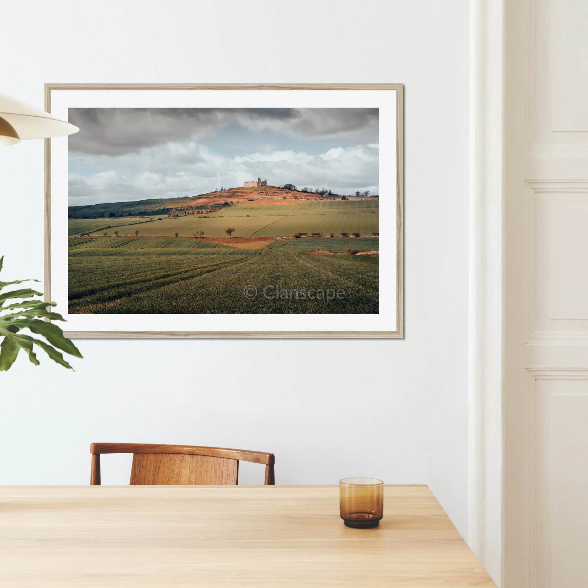 Clan Home - Hume Castle - Framed & Mounted Photo Print