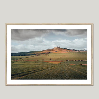 Clan Home - Hume Castle - Framed & Mounted Photo Print 40"x28" Natural