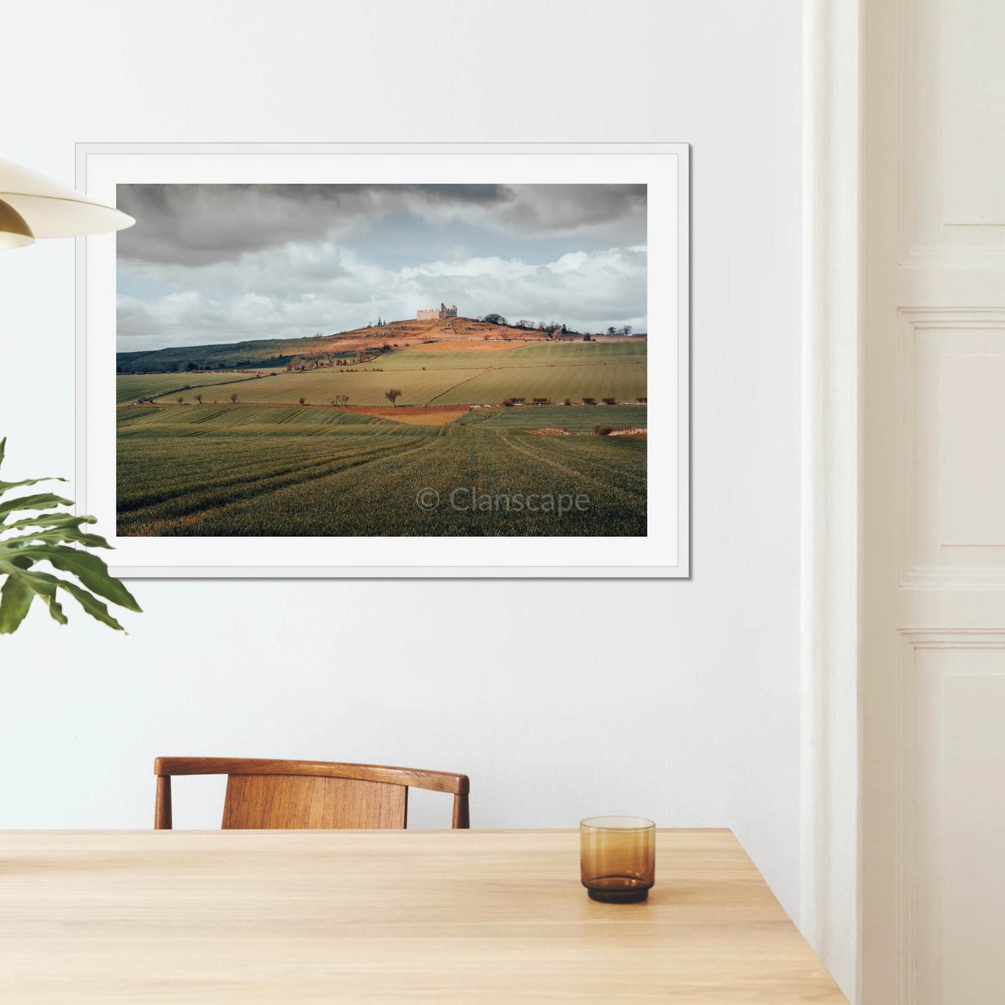 Clan Home - Hume Castle - Framed & Mounted Photo Print