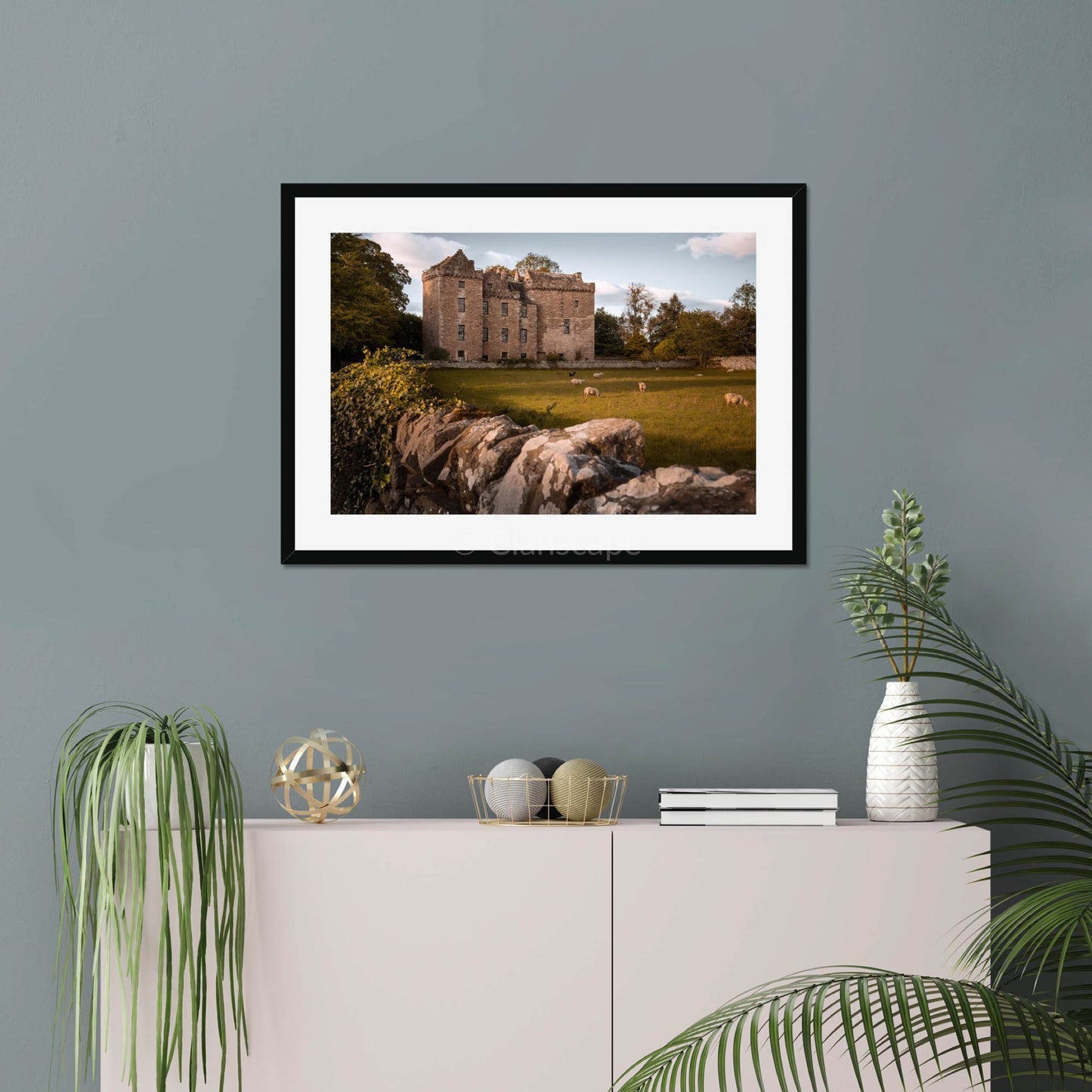 Clan Murray - Huntingtower Castle - Framed & Mounted Photo Print