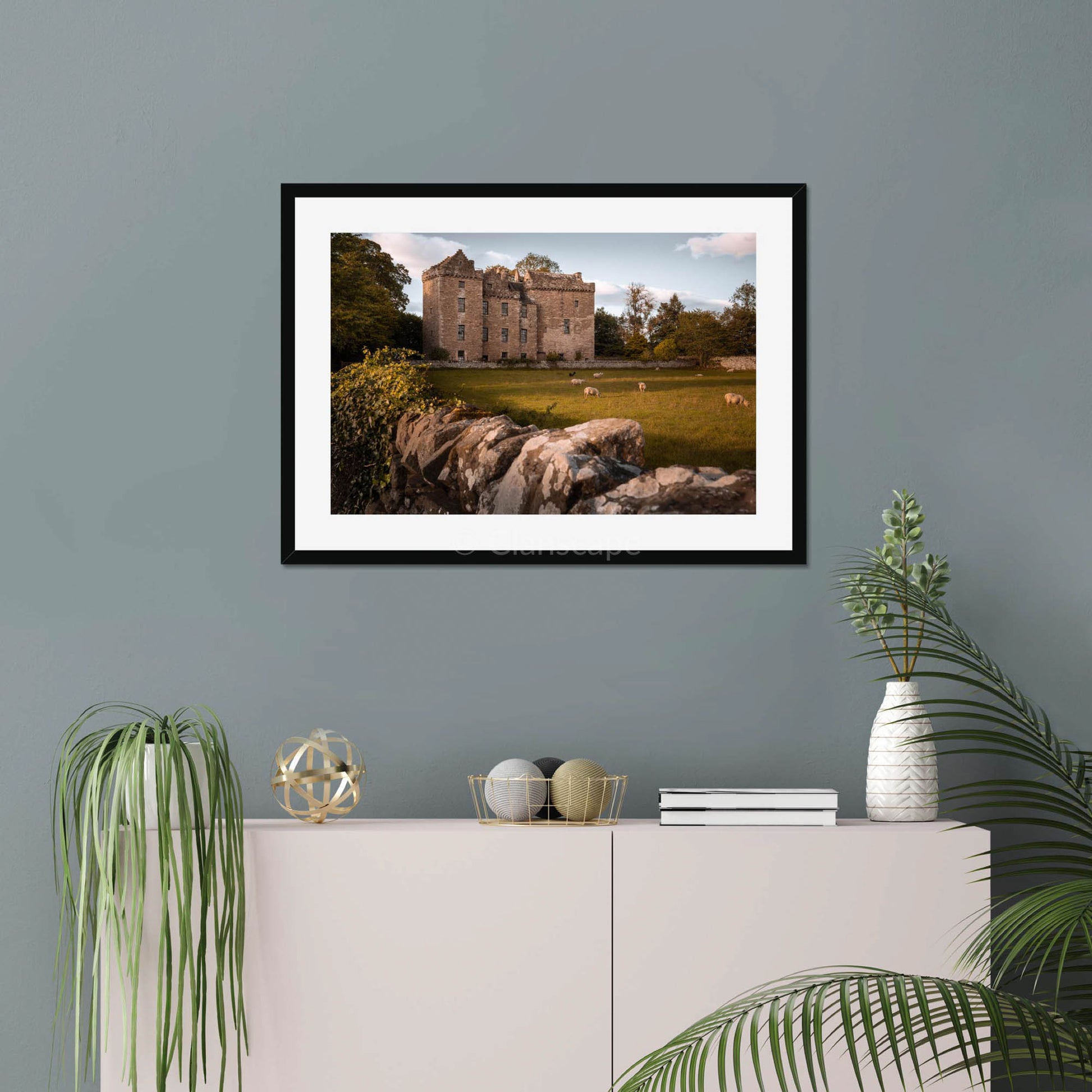 Clan Ruthven - Huntingtower Castle - Framed & Mounted Photo Print