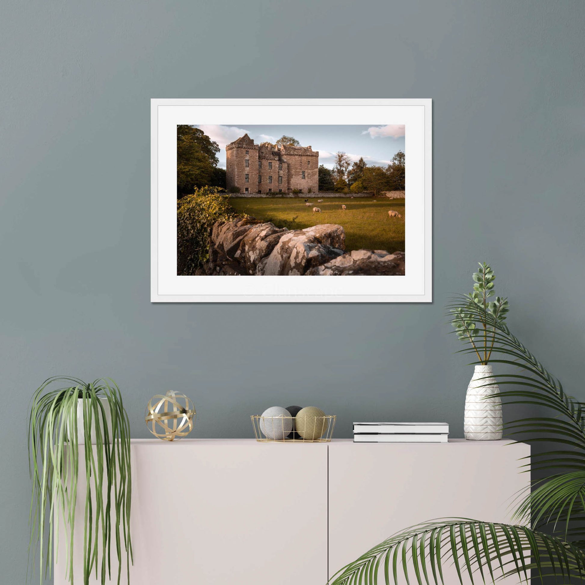 Clan Murray - Huntingtower Castle - Framed & Mounted Photo Print