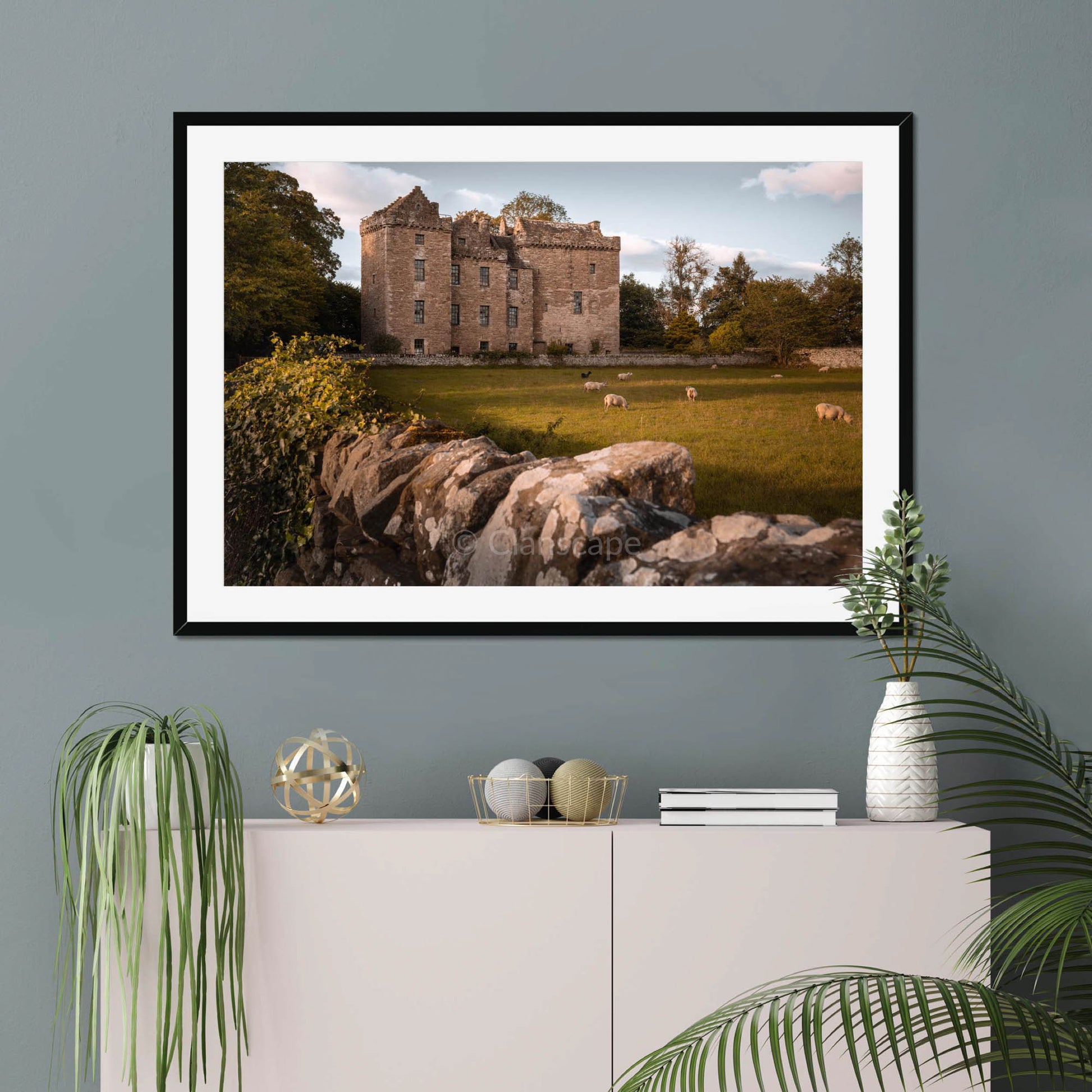 Clan Ruthven - Huntingtower Castle - Framed & Mounted Photo Print