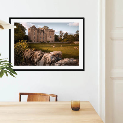 Clan Murray - Huntingtower Castle - Framed & Mounted Photo Print