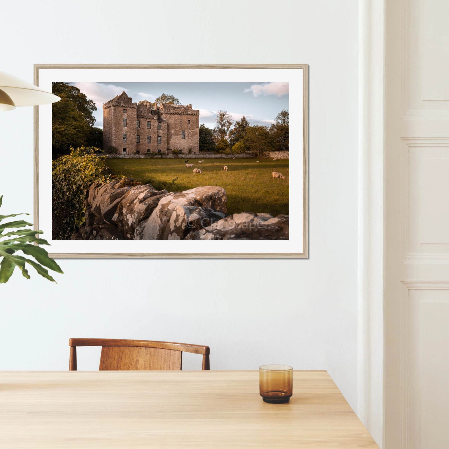 Clan Murray - Huntingtower Castle - Framed & Mounted Photo Print