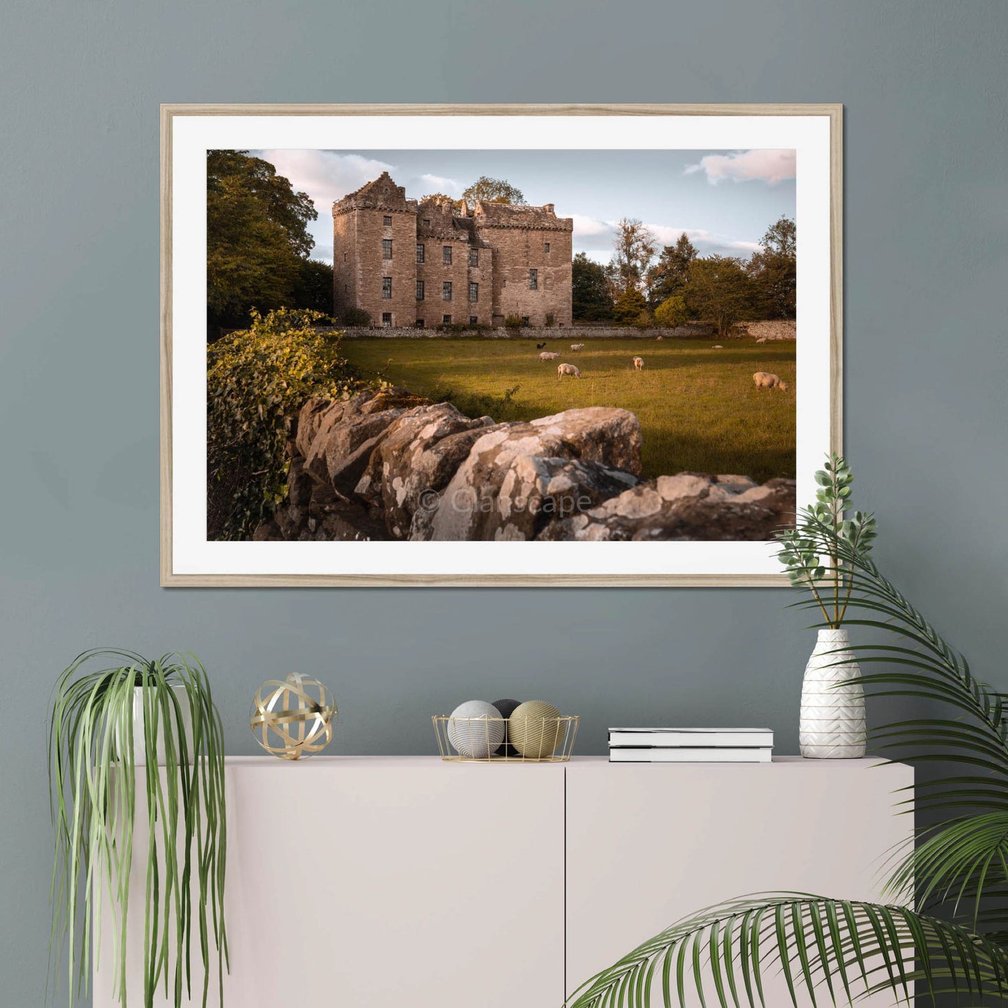 Clan Murray - Huntingtower Castle - Framed & Mounted Photo Print