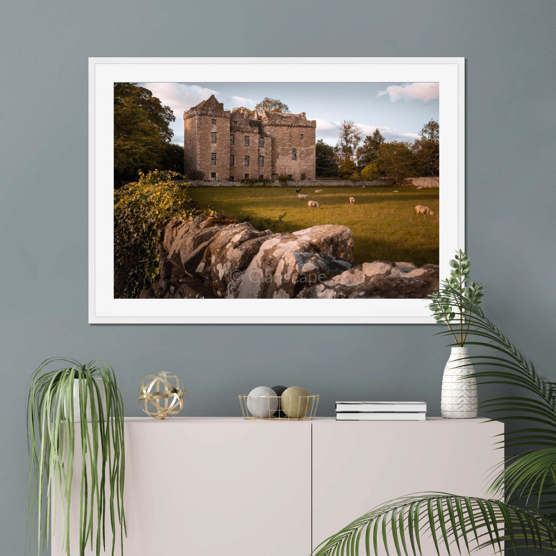 Clan Murray - Huntingtower Castle - Framed & Mounted Photo Print