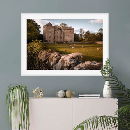 Clan Ruthven - Huntingtower Castle - Framed & Mounted Photo Print