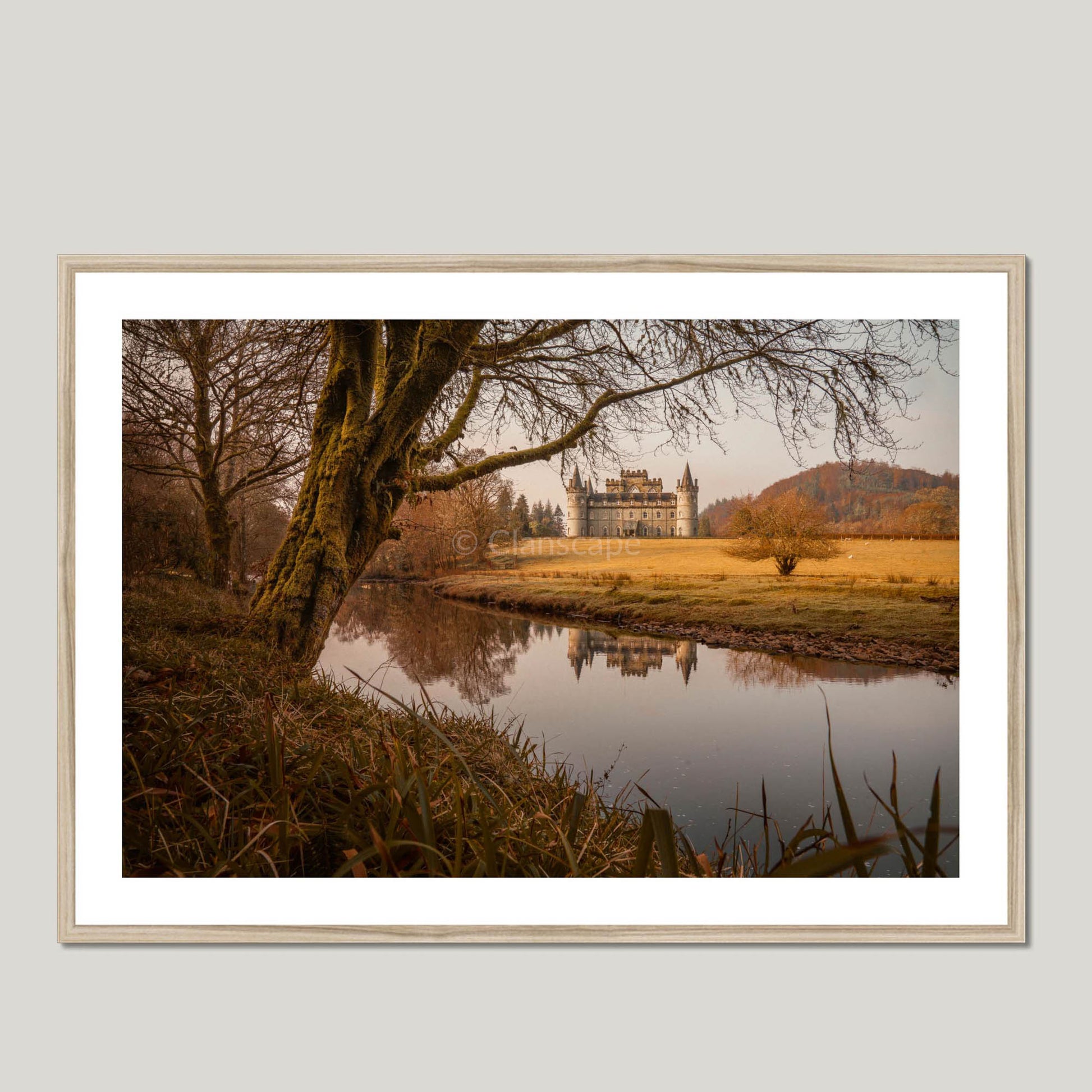 Clan Campbell - Inveraray Castle - Framed & Mounted Photo Print 40"x28" Natural