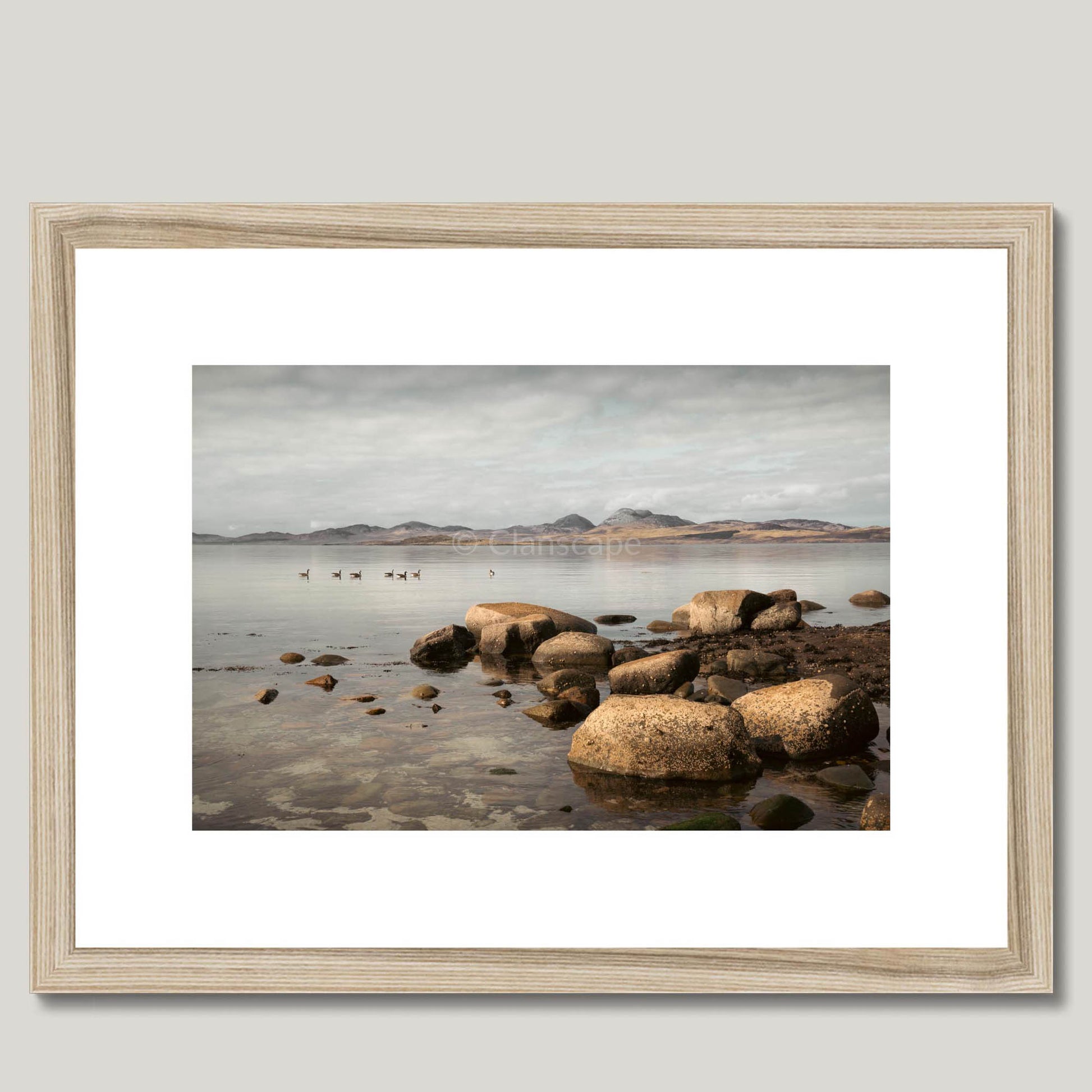 Clan MacDonald - Isle of Jura - Framed & Mounted Photo Print 16"x12" Natural