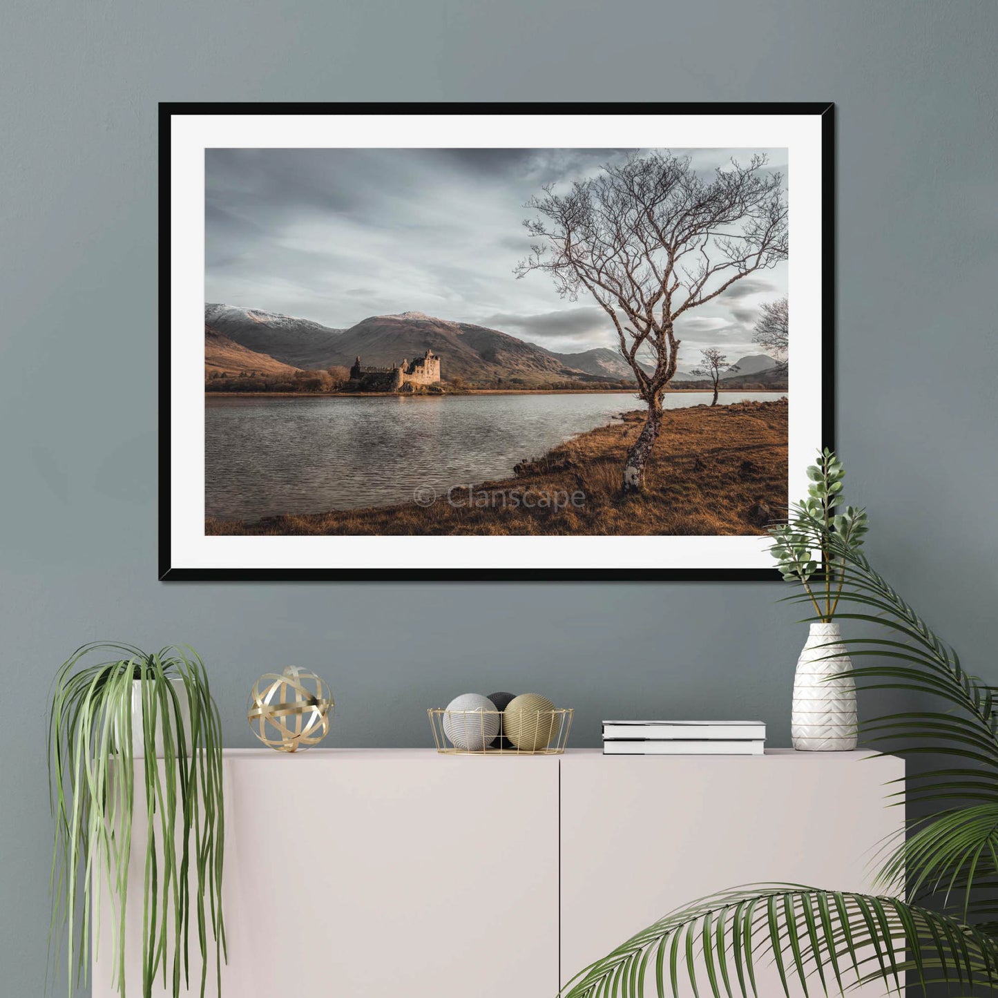 Clan Campbell - Kilchurn Castle, Loch Awe - Framed Photo Print