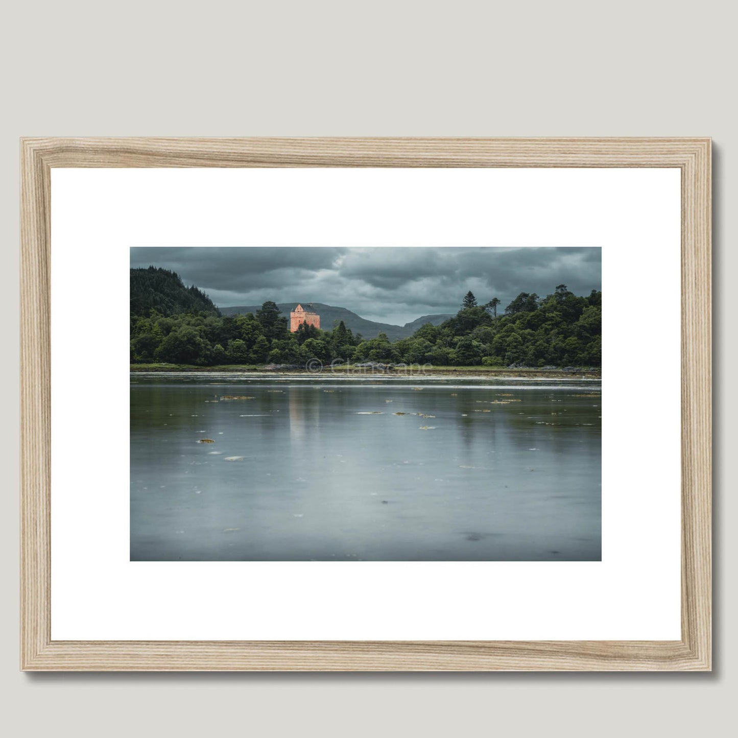 Clan Maclean - Kinlochaline Castle - Framed & Mounted Photo Print 16"x12" Natural