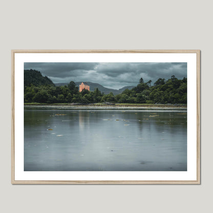 Clan MacInnes - Kinlochaline Castle - Framed & Mounted Photo Print 40"x28" Natural