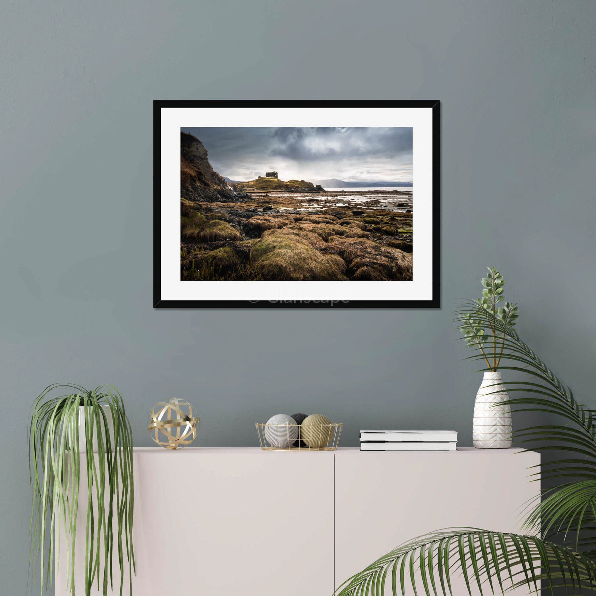 Clan MacLeod - Knock Castle - Framed & Mounted Photo Print