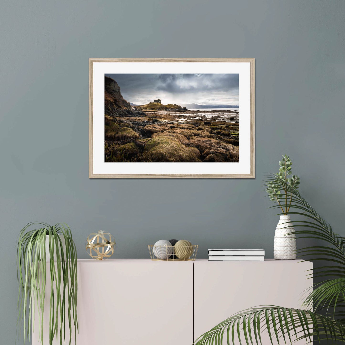 Clan MacLeod - Knock Castle - Framed & Mounted Photo Print