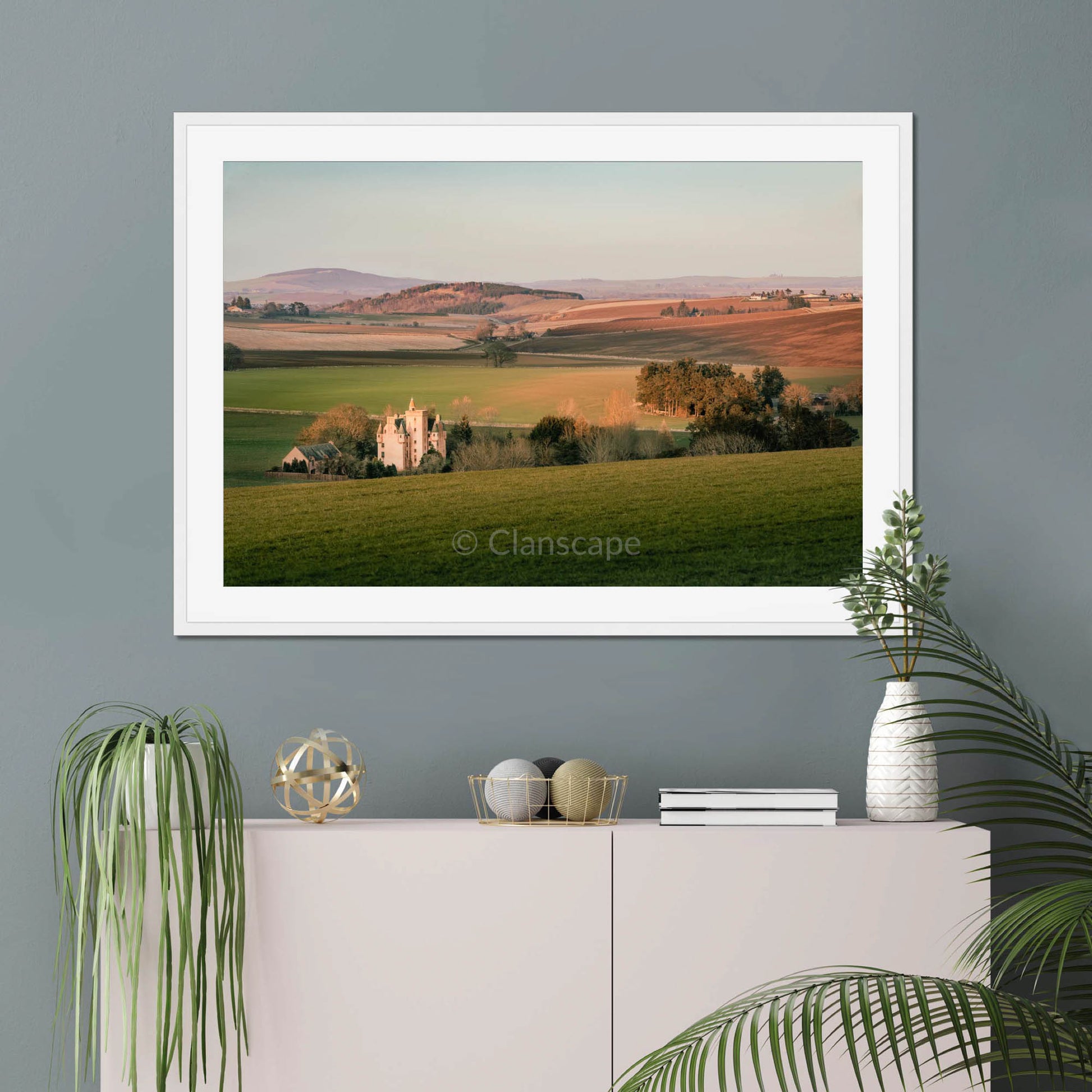 Clan Leslie - Leslie Castle - Framed & Mounted Photo Print