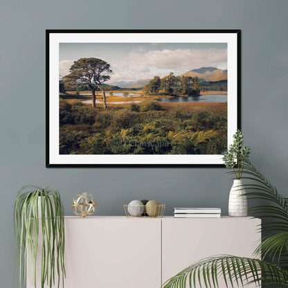 Clan Fletcher - Loch Tulla - Framed & Mounted Photo Print