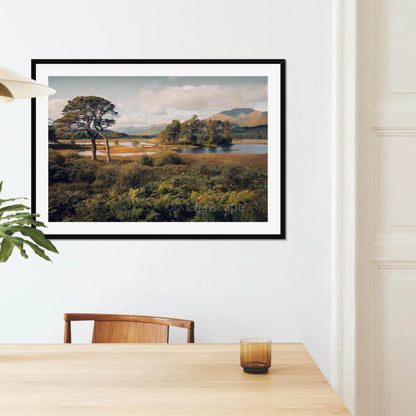 Clan Fletcher - Loch Tulla - Framed & Mounted Photo Print