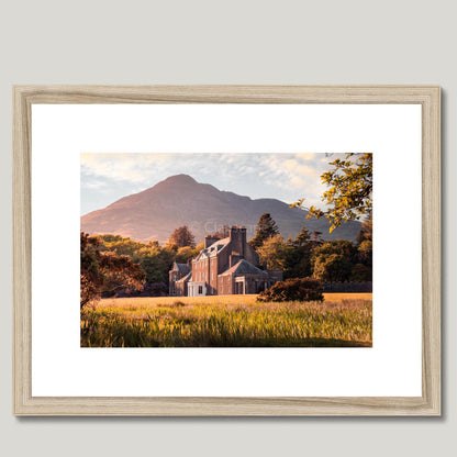 Clan MacLaine of Lochbuie - Lochbuie House - Framed & Mounted Photo Print 16"x12" Natural