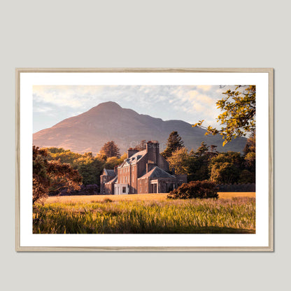 Clan MacLaine of Lochbuie - Lochbuie House - Framed & Mounted Photo Print 40"x28" Natural