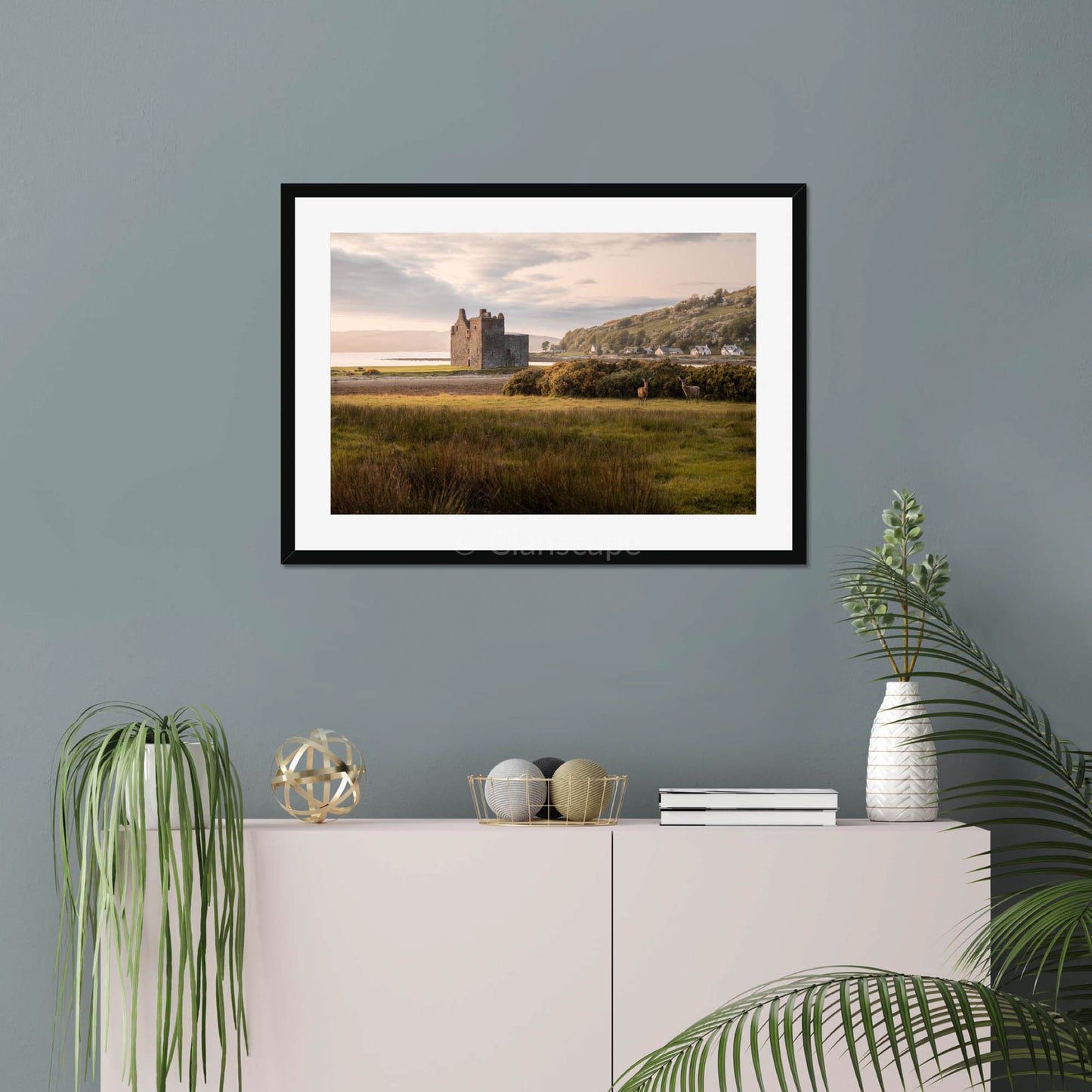 Clan Stewart - Lochranza Castle - Framed & Mounted Photo Print