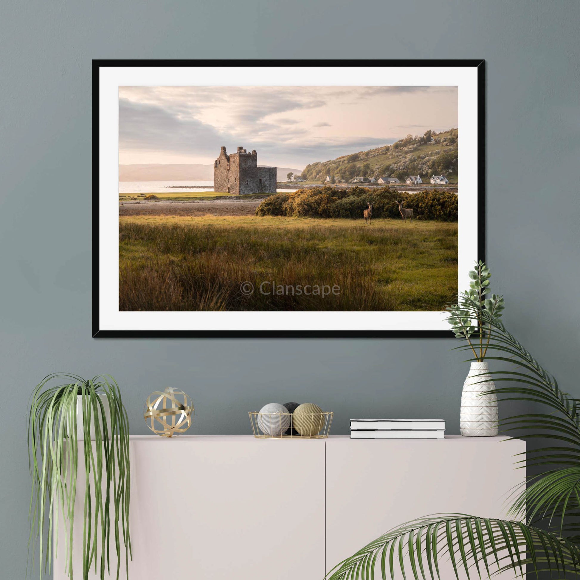 Clan Stewart - Lochranza Castle - Framed & Mounted Photo Print