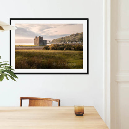 Clan Stewart - Lochranza Castle - Framed & Mounted Photo Print