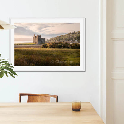 Clan Stewart - Lochranza Castle - Framed & Mounted Photo Print