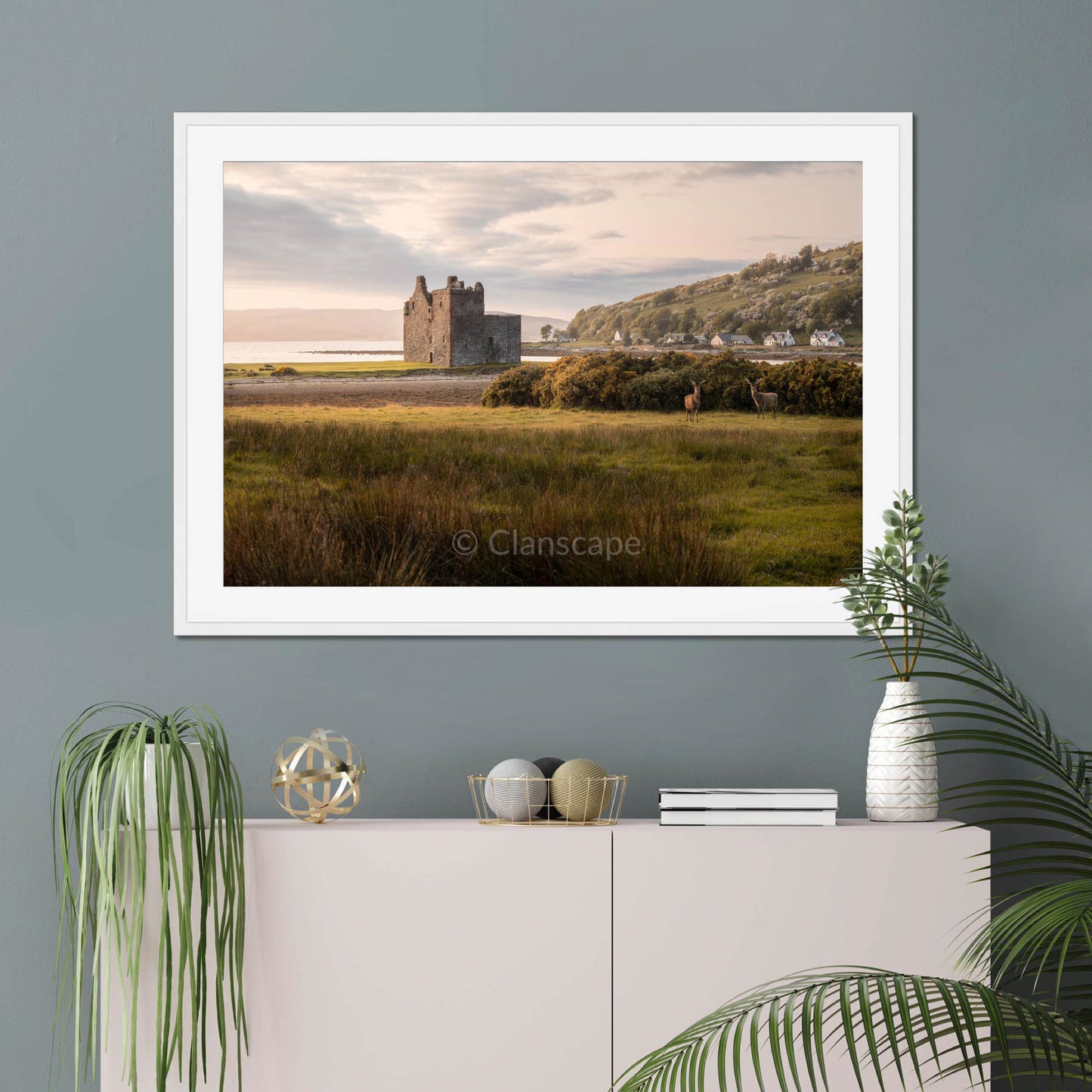 Clan Stewart - Lochranza Castle - Framed & Mounted Photo Print