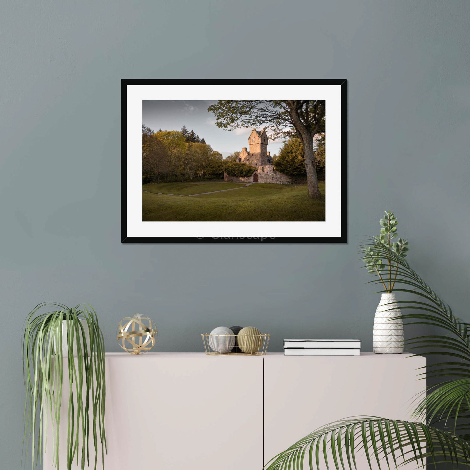 Clan Graham - Mains Castle - Framed & Mounted Photo Print