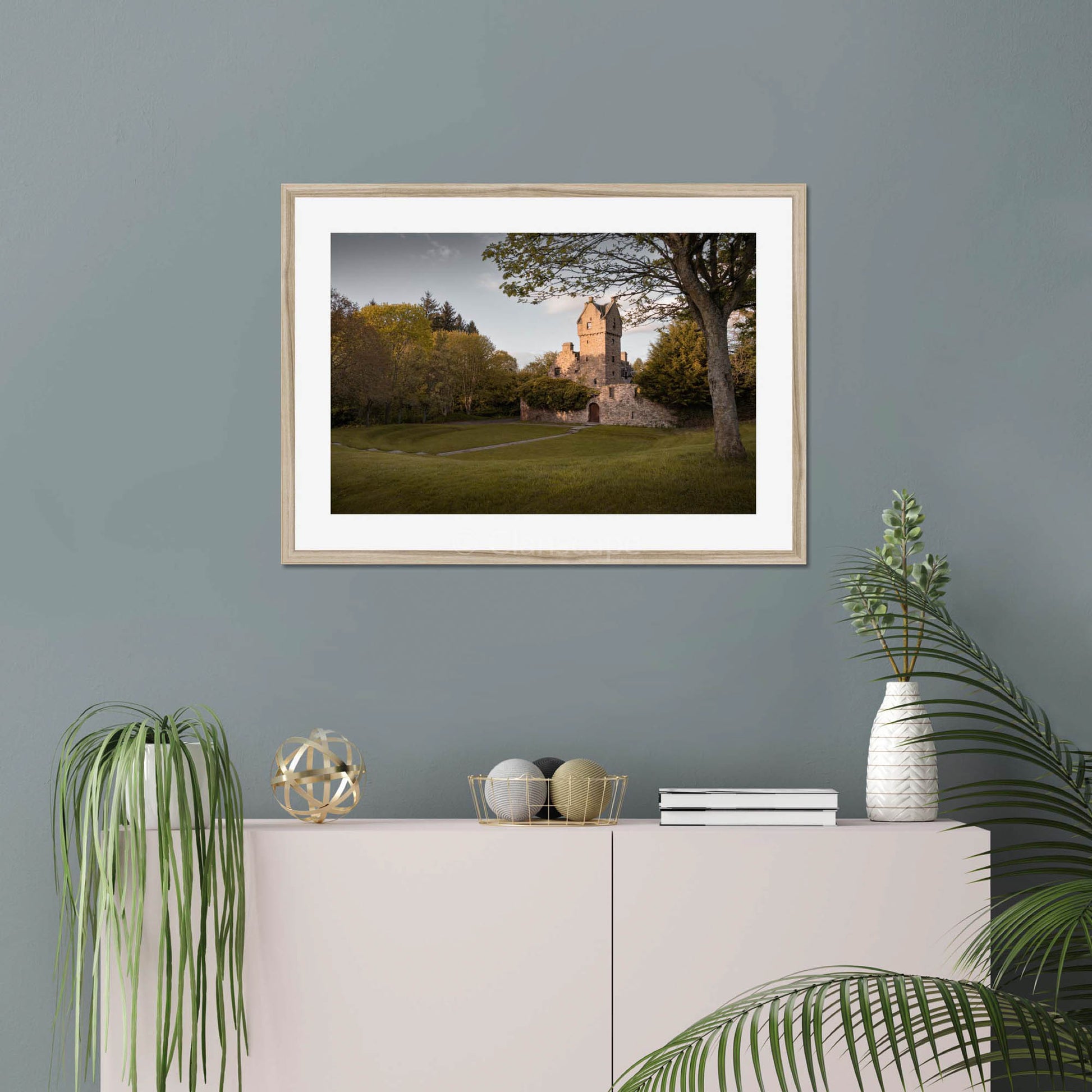 Clan Graham - Mains Castle - Framed & Mounted Photo Print