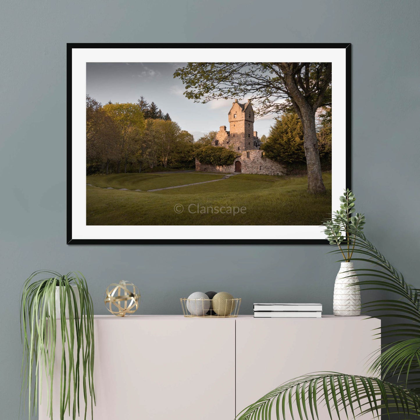 Clan Graham - Mains Castle - Framed & Mounted Photo Print