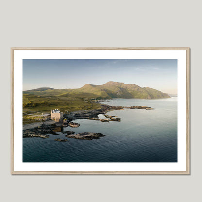 Clan MacDonald of Ardnamurchan - Mingary Castle - Framed & Mounted Photo Print 40"x28" Natural