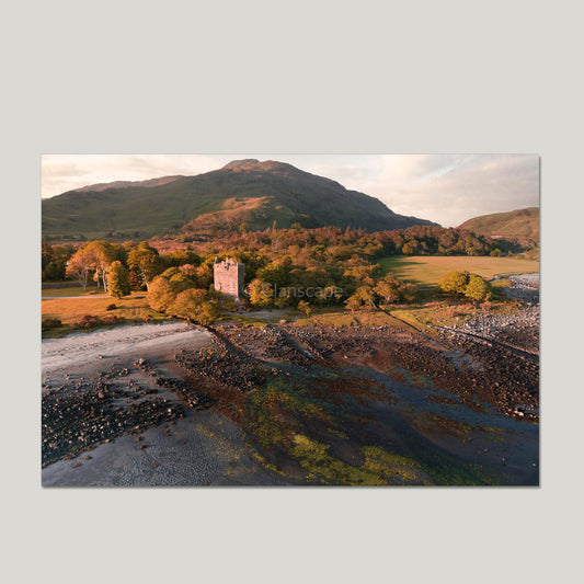 Clan MacLaine of Lochbuie - Moy Castle - Aerial Photo Print