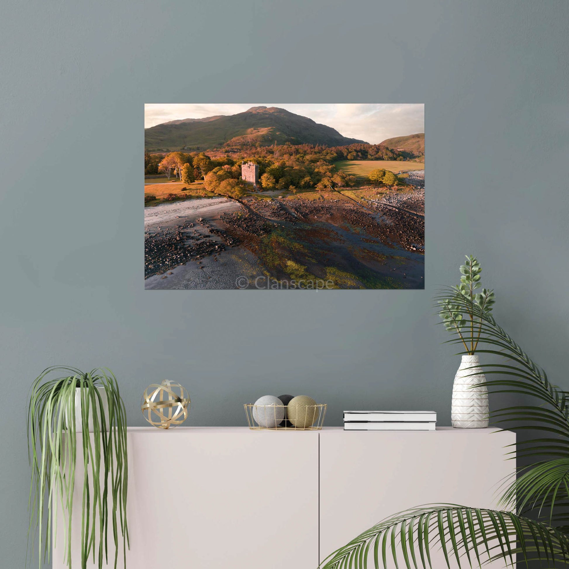 Clan MacLaine of Lochbuie - Moy Castle - Aerial Photo Print