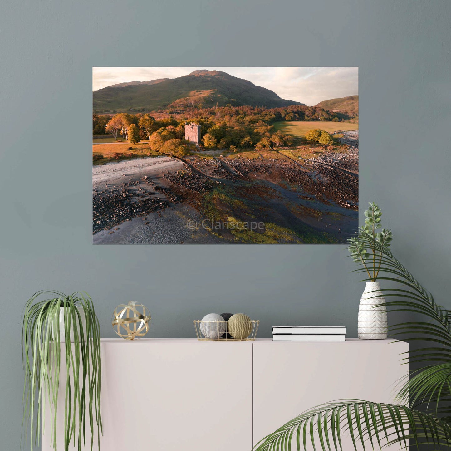 Clan MacLaine of Lochbuie - Moy Castle - Aerial Photo Print