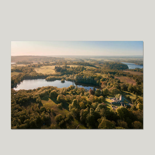 Clan Graham - Mugdock Castle - Aerial Photo Print