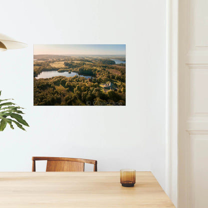 Clan Graham - Mugdock Castle - Aerial Photo Print