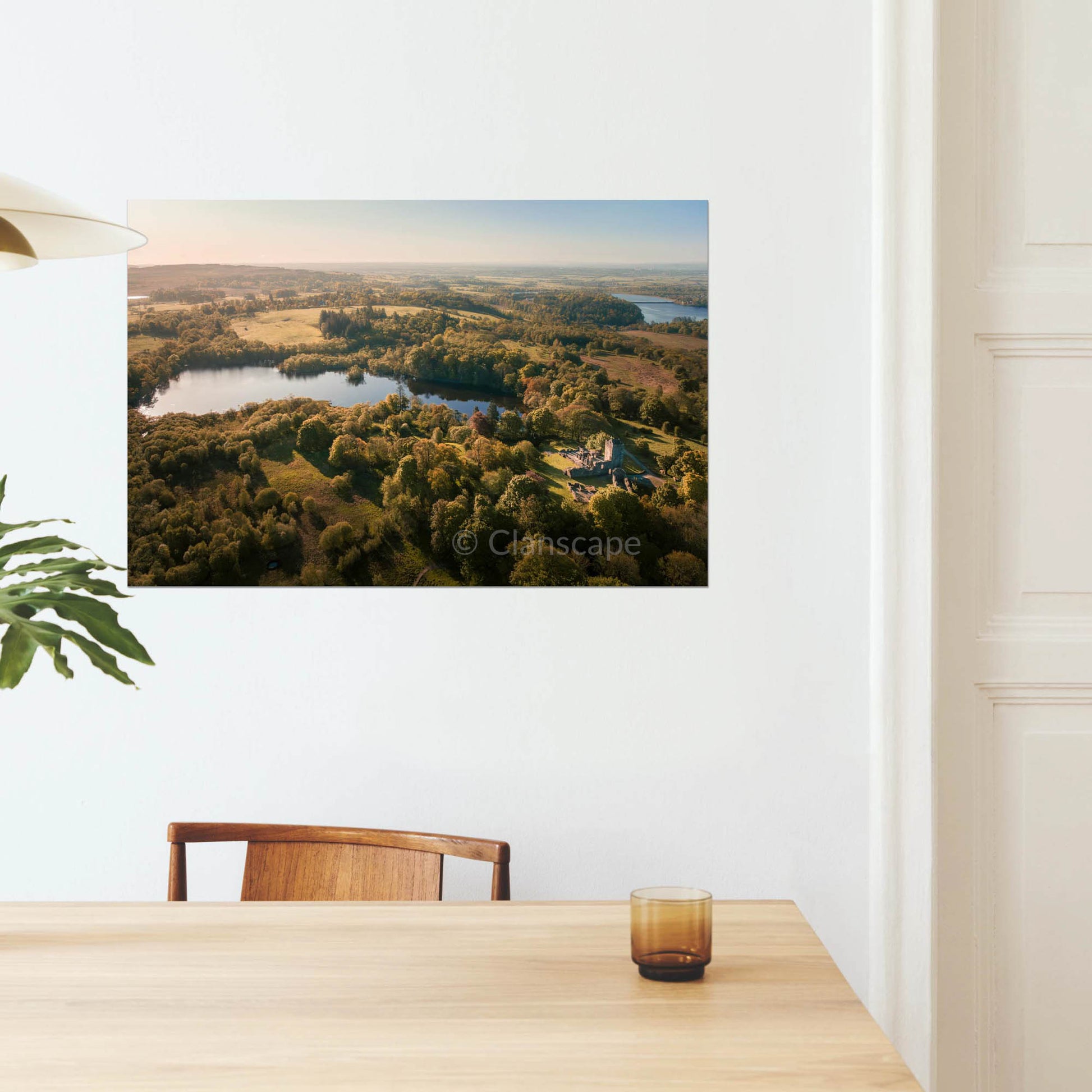 Clan Graham - Mugdock Castle - Aerial Photo Print