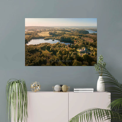 Clan Graham - Mugdock Castle - Aerial Photo Print