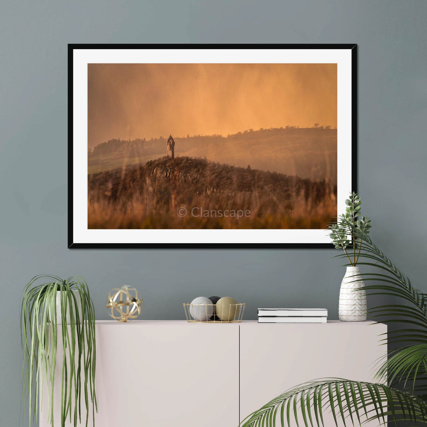 Clan Wallace - National Wallace Monument - Framed & Mounted Photo Print