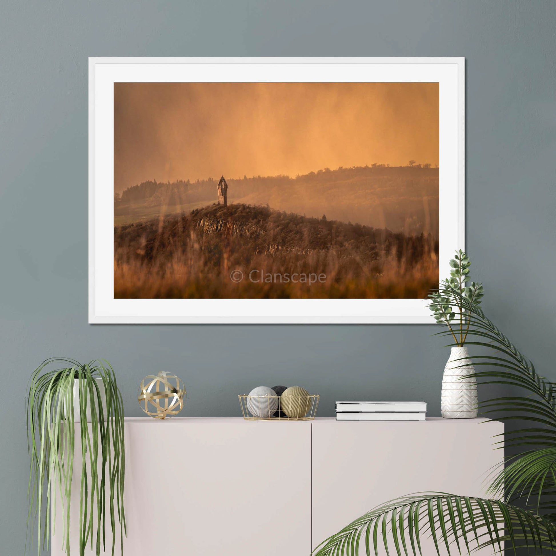 Clan Wallace - National Wallace Monument - Framed & Mounted Photo Print