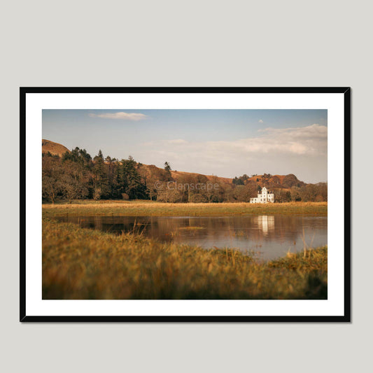 Clan MacLachlan - New Castle Lachlan - Framed & Mounted Photo Print 40"x28" Black