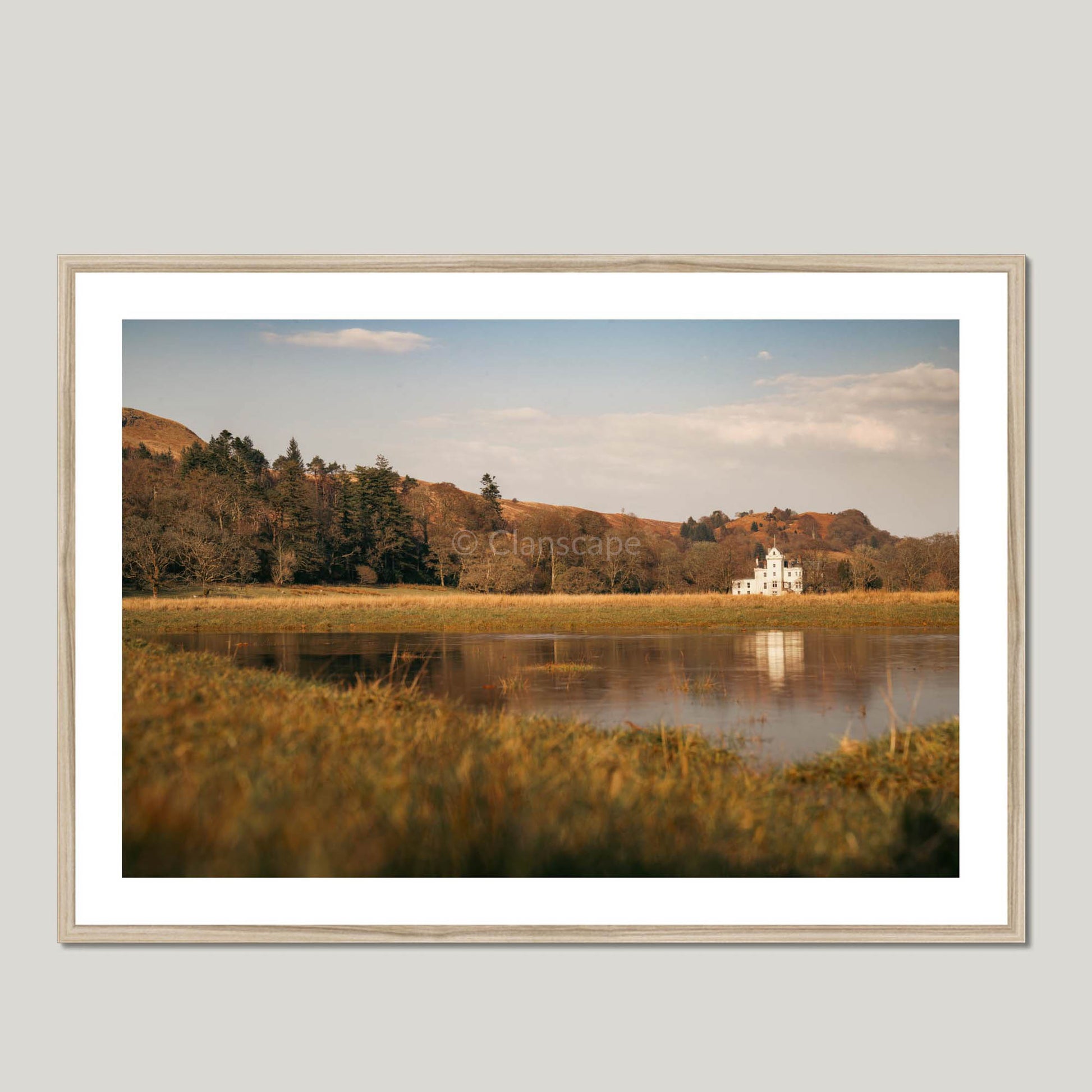 Clan MacLachlan - New Castle Lachlan - Framed & Mounted Photo Print 40"x28" Natural