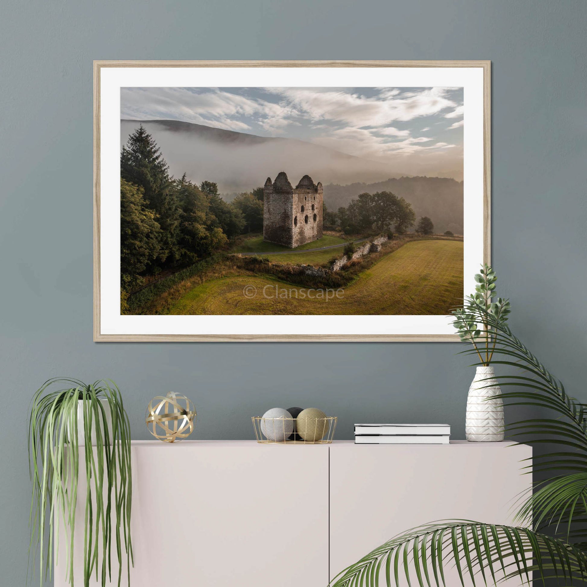 Clan Scott - Newark Castle - Framed & Mounted Photo Print