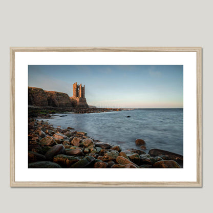 Clan Sinclair - Old Keiss Castle - Framed & Mounted Photo Print 28"x20" Natural