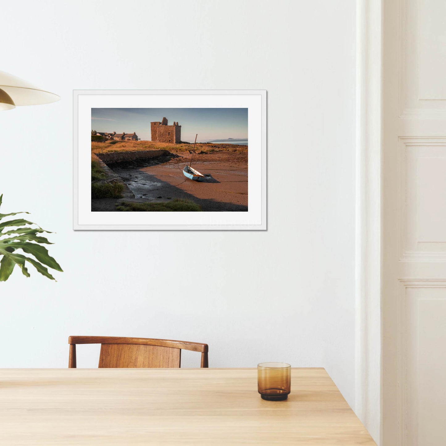 Clan Boyd - Portencross Castle - Framed & Mounted Photo Print