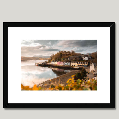 Clan MacNeacail - Portree, Isle of Skye - Framed & Mounted Photo Print 16"x12" Black